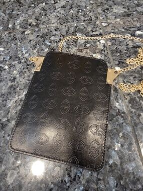 Tri-Coastal Design Group Embossed Heart Monogram Crossbody Phone Pouch Bag